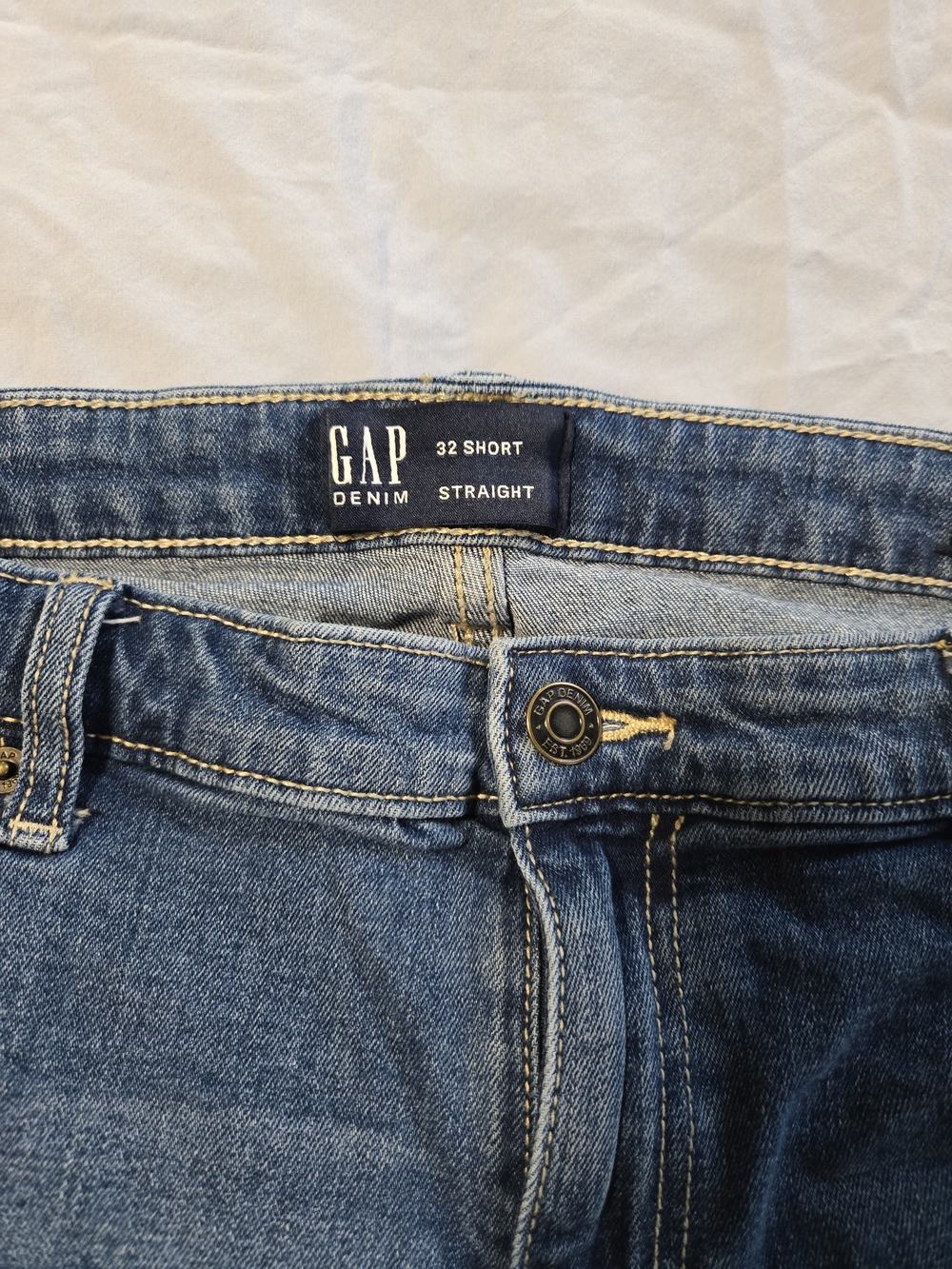 GAP Denim Straight Jeans in Blue 14S
